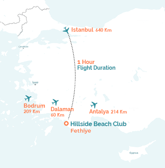 Hillside Beach Club Map